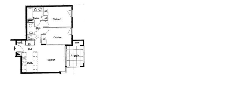 Appartement - 54 m² - 3 pièces