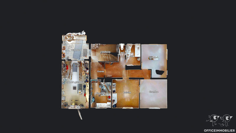 Appartement - 100 m² - 5 pièces