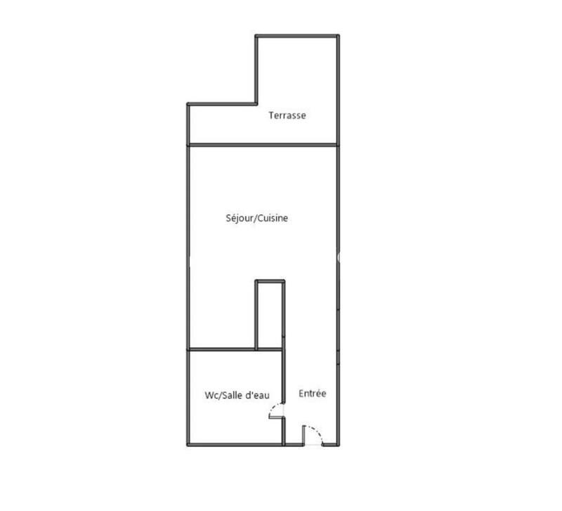 Studio - 20 m² - 1 pièce