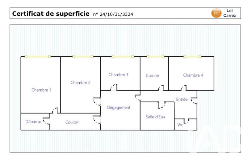 Appartement - 64 m² - 4 pièces