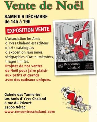Les Amis d'Yves Chaland : Vente de Noël