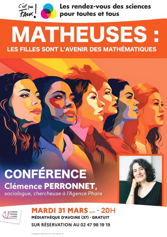 Conférence de Clémence Perronnet "Matheuses : les filles sont l'avenir des mathématiques"