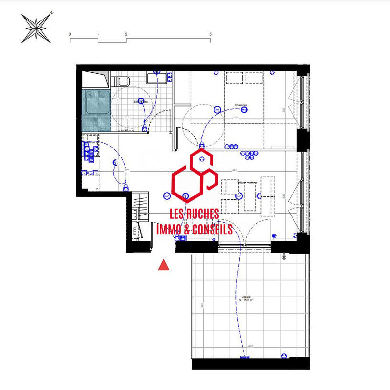 Appartement - 42 m² - 2 pièces