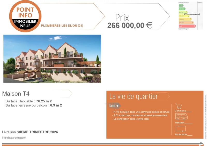 Appartement - 91 m² - 4 pièces