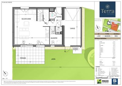 Maison - 104 m² - 5 pièces