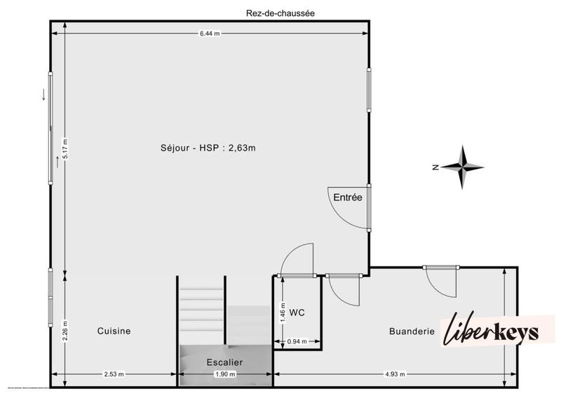 Maison - 95 m² - 4 pièces