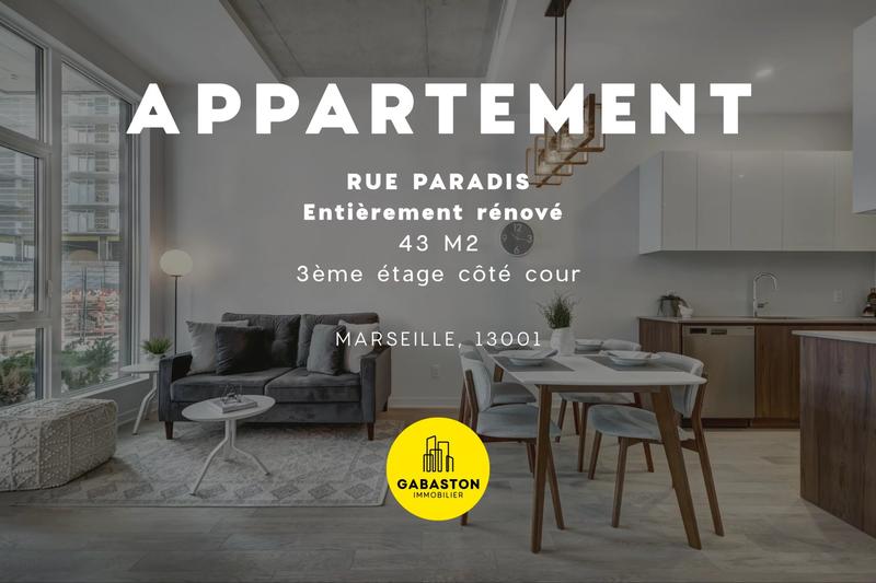 Appartement - 43 m² - 2 pièces