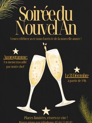 Reveillon de la St-Sylvestre à l'Atelier