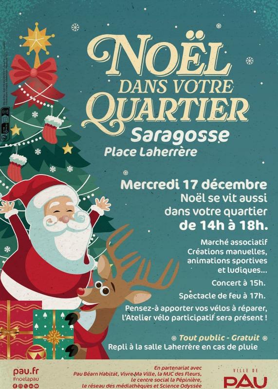 Noël à Pau : Quartier Saragosse