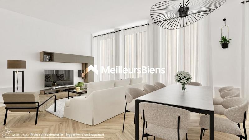 Appartement ancien - 100 m² - 4 pièces