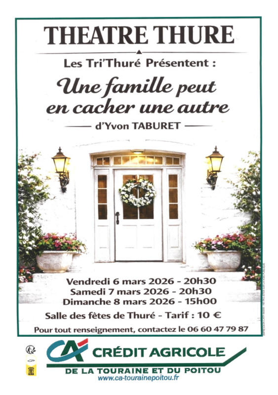 🎭 Théâtre à Thuré : à ne pas manquer !