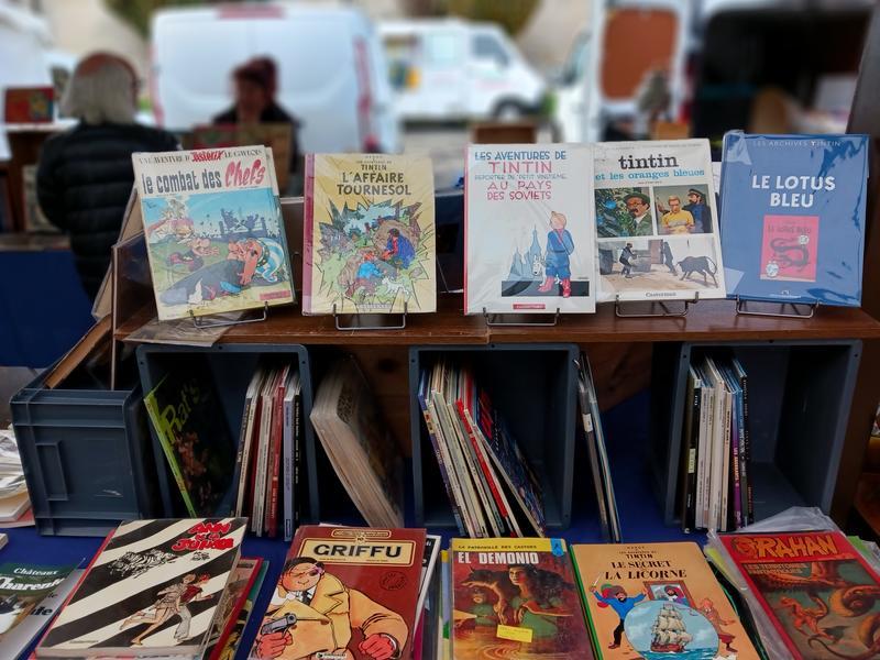 Marché mensuel des brocanteurs professionnels