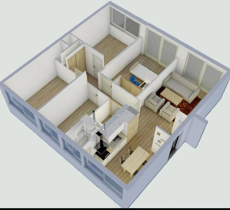 Appartement - 64 m² - 3 pièces