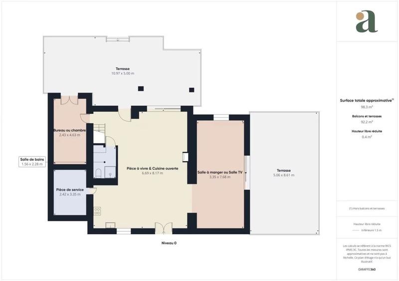 Maison ancienne - 150 m² - 6 pièces