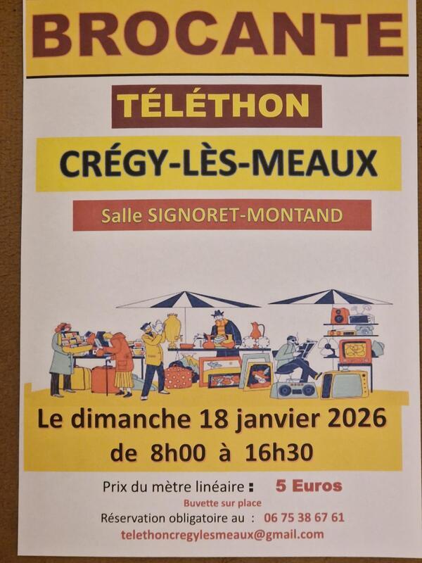 Vide grenier du téléthon