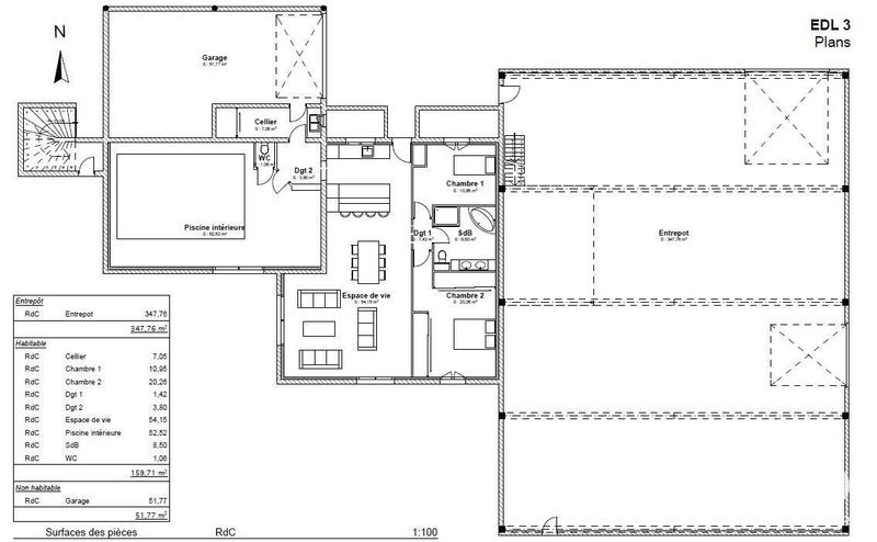 Local commercial - 800 m²