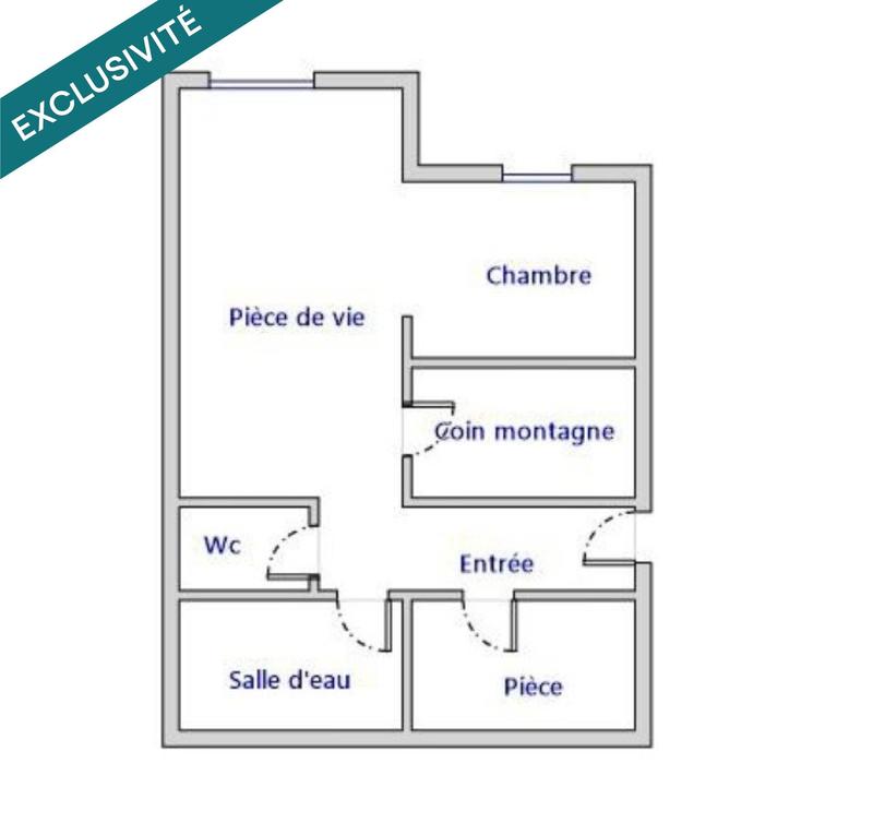 Appartement - 31 m² - 3 pièces