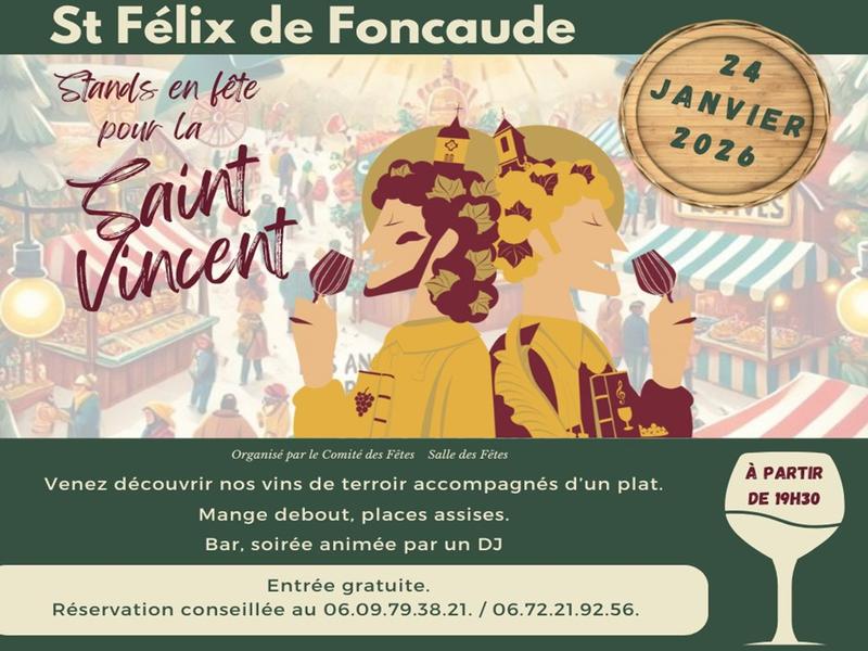 Stands en fête pour la Saint-Vincent