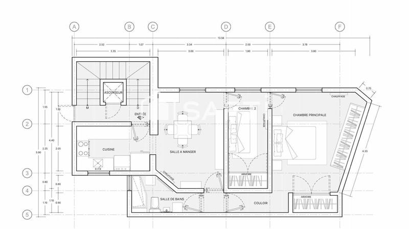 Appartement - 51 m² - 3 pièces