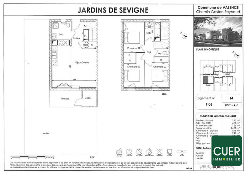 Maison - 72 m² - 4 pièces