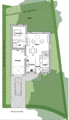 Maison contemporaine - 91 m² - 4 pièces