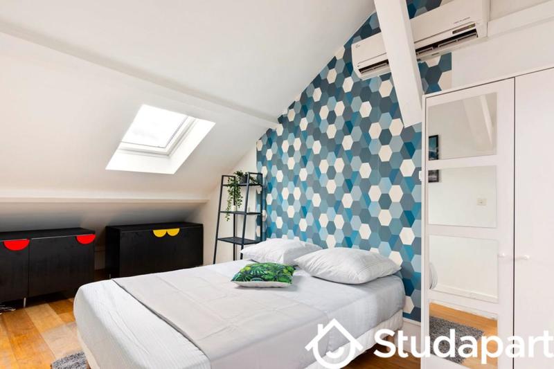 Chambre - 12 m² - 1 pièce