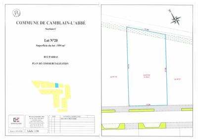 Terrain constructible - 559 m²