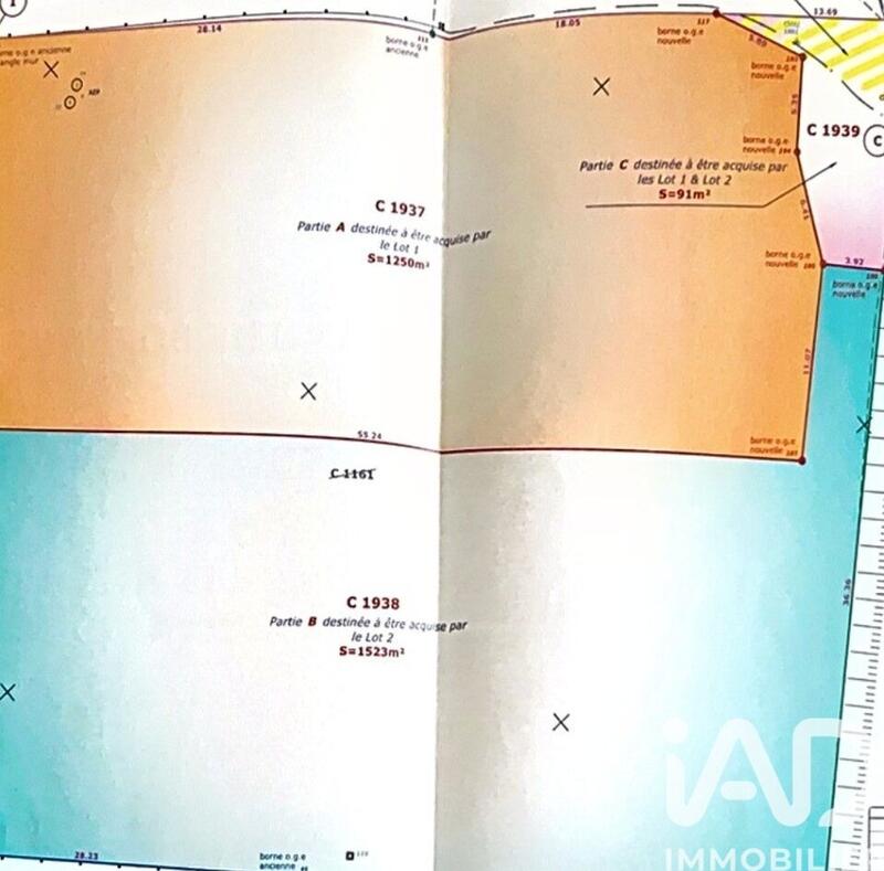Terrain - 1 250 m²