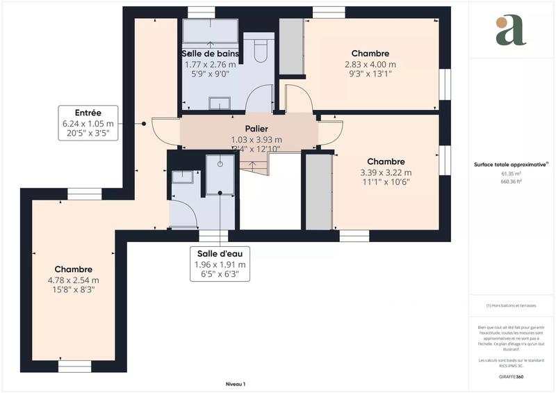 Maison - 111 m² - 4 pièces