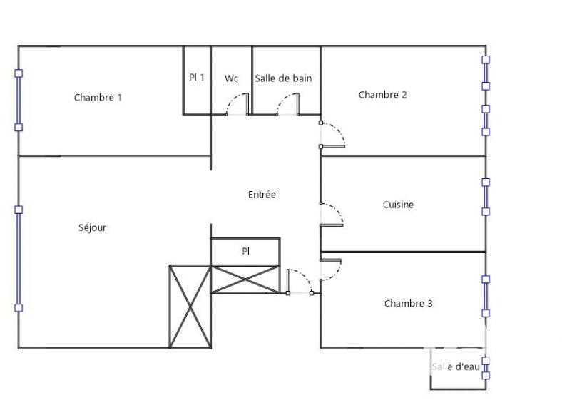Appartement - 83 m² - 4 pièces