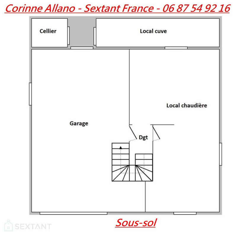 Maison - 89 m² - 6 pièces