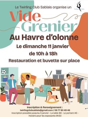 Vide grenier du twirling club sablais