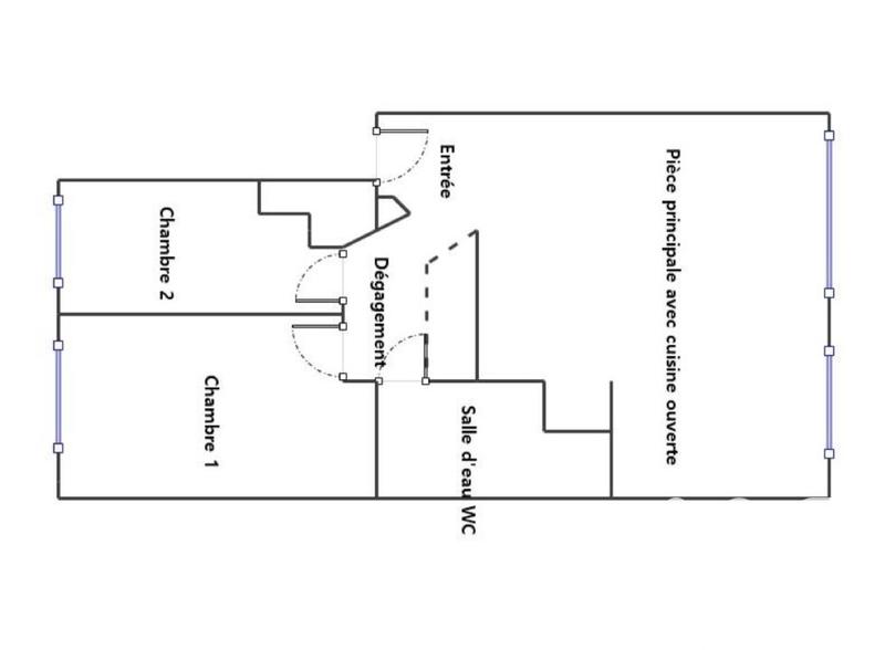 Appartement - 56 m² - 3 pièces