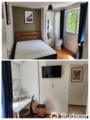 Chambre - 9 m² - 1 pièce