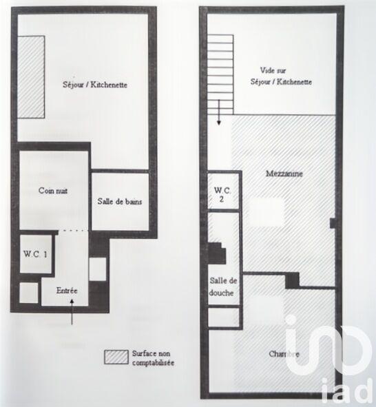 Duplex - 35 m² - 3 pièces
