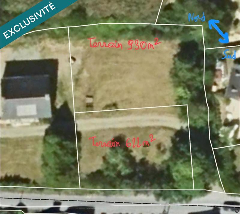 Terrain - 930 m²