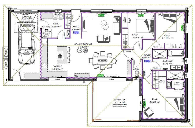 Maison - 112 m² - 4 pièces