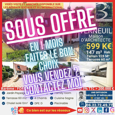 Maison - 147 m² - 5 pièces