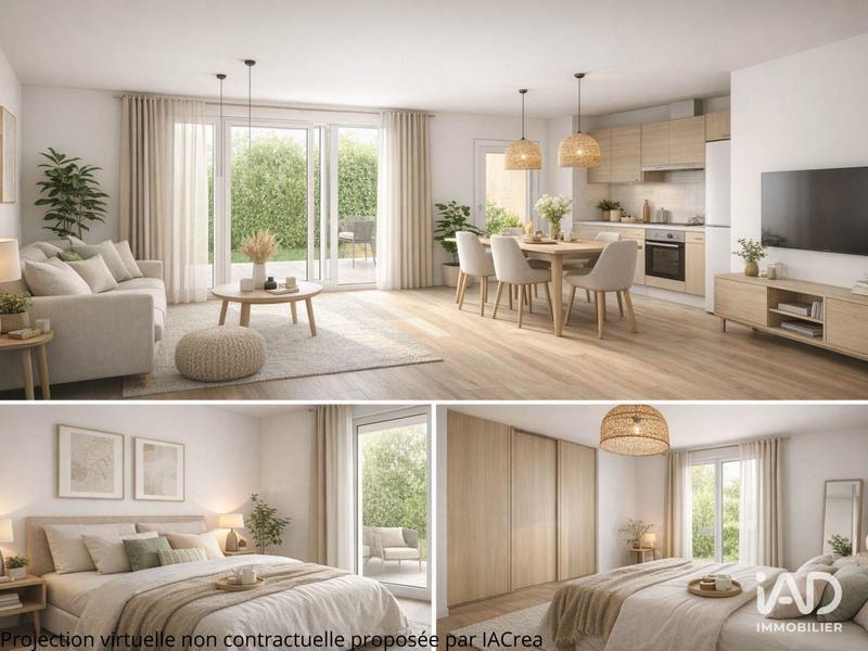 Appartement - 46 m² - 2 pièces