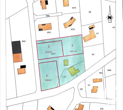 Terrain - 1 427 m²