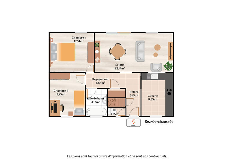 Maison - 94 m² - 4 pièces