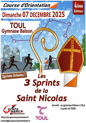 Les 3 sprints de la Saint Nicolas