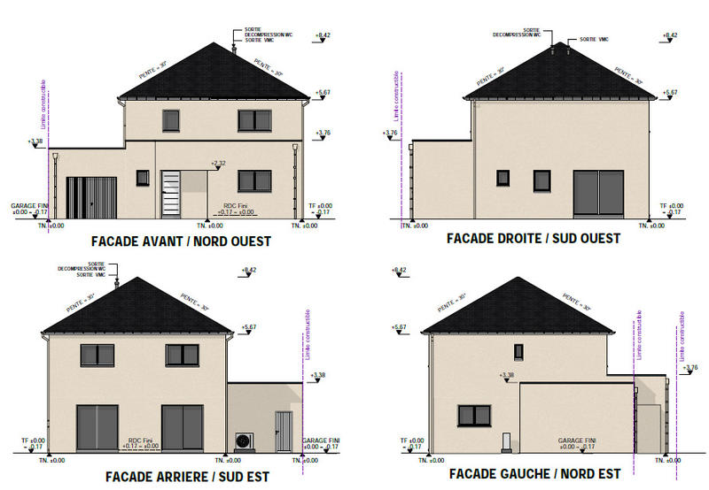 Maison - 125 m² - 6 pièces