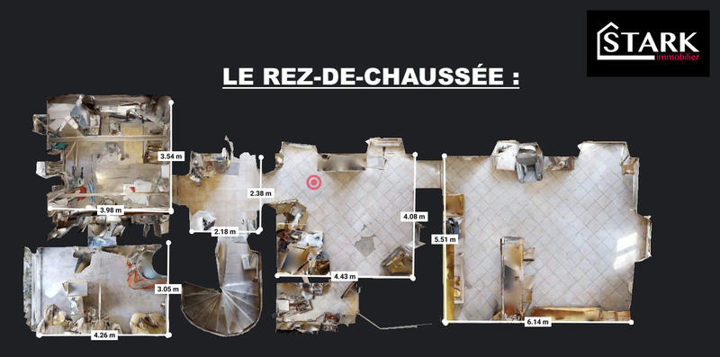 Maison ancienne - 210 m² - 11 pièces