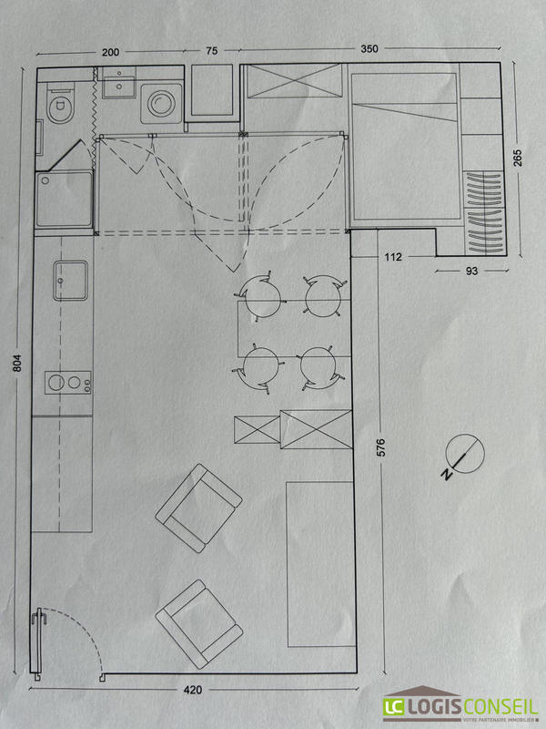 Appartement - 39 m² - 1 pièce