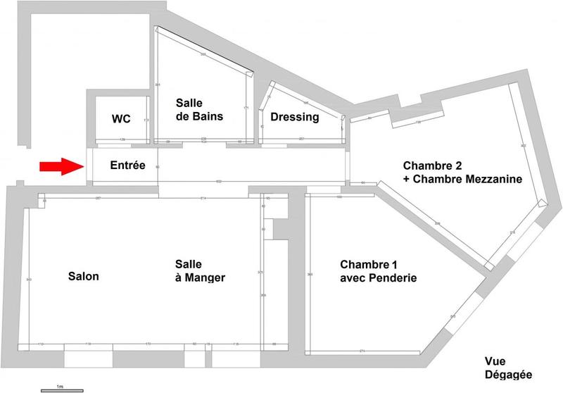 Appartement - 60 m² - 3 pièces