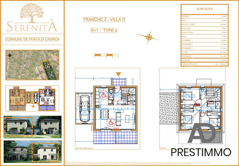 Villa - 82 m² - 4 pièces