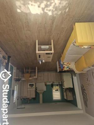 Chambre - 13 m² - 1 pièce