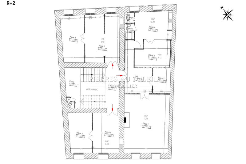 Appartement - 260 m² - 15 pièces
