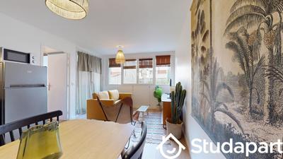 Chambre - 9 m² - 1 pièce